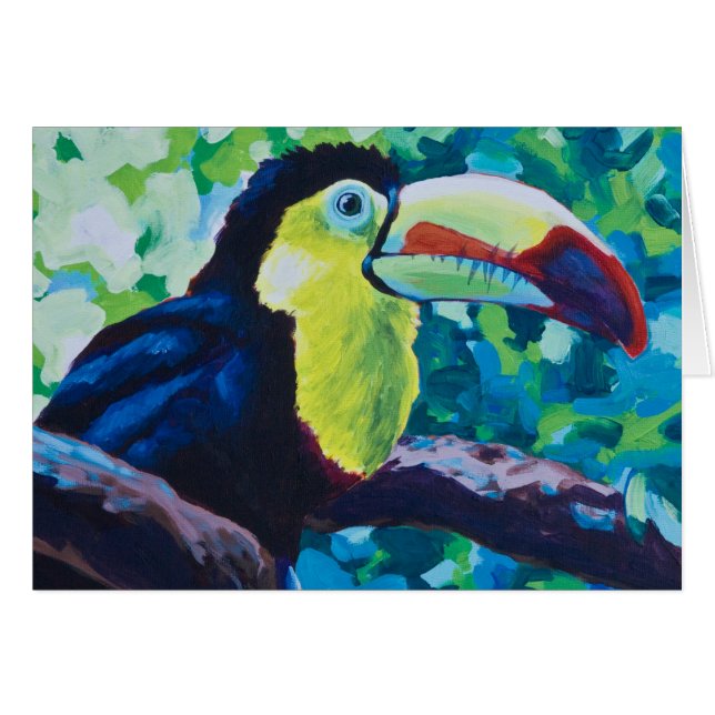 Keel-Billed Toucan (Front Horizontal)