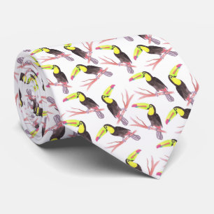 Keel billed Toucan or Ramphastidae sulfuratus bird Tie