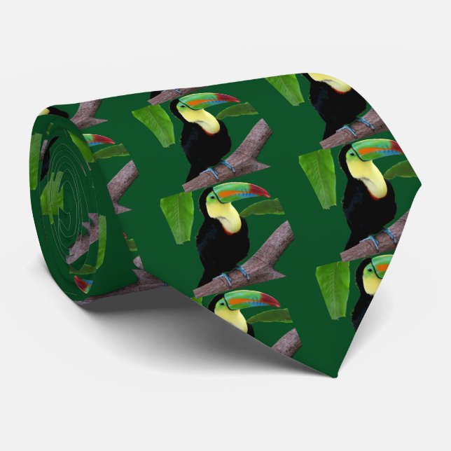 Keel-billed Toucan Tie (Rolled)