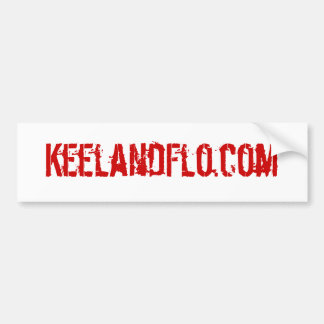 KeelandFlo.com bumper sticker