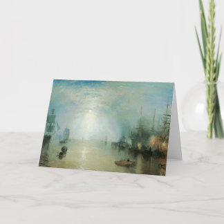 Keelmen Heaving Coals, Moonlight by Joseph Turner Card