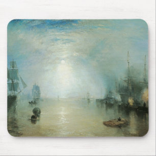 Keelmen Heaving Coals, Moonlight by Joseph Turner Mouse Mat