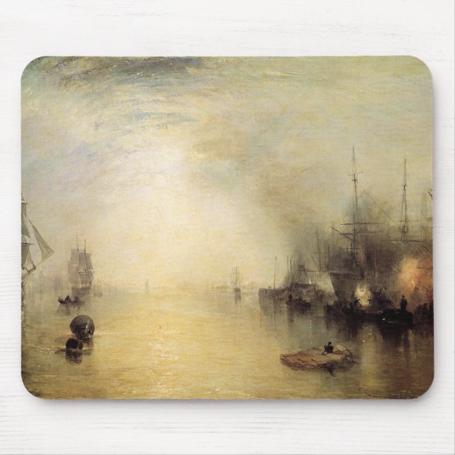 Keelmen Heaving In Coals By Night Mouse Mat (Front)