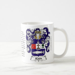 Keen Family Coat of Arms Mug