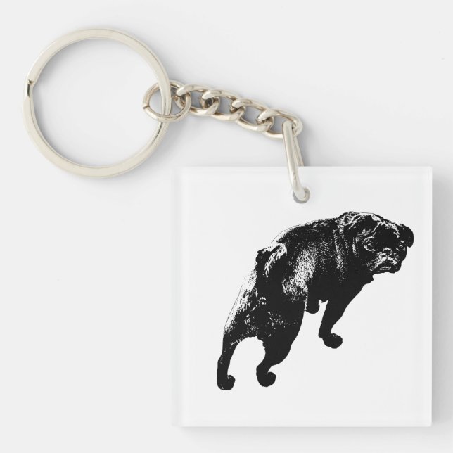 Keen Upturn, Modern Attitude Key Ring (Front)