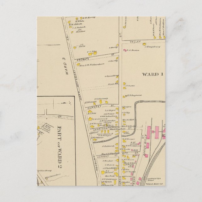 Keene, Ward 12 Postcard (Front)