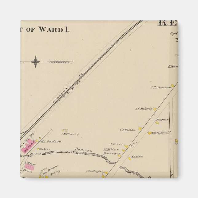 Keene, Ward 1 Magnet (Front)