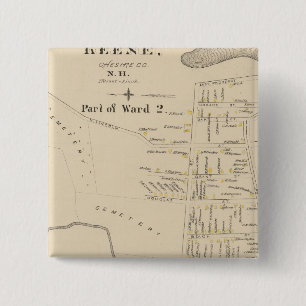Keene, Ward 2 15 Cm Square Badge