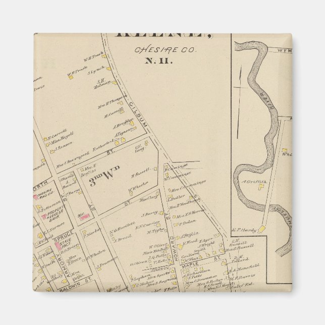 Keene, Ward 3, 5 Magnet (Front)