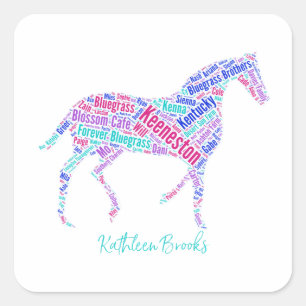 Keeneston Horse Vinyl Sticker