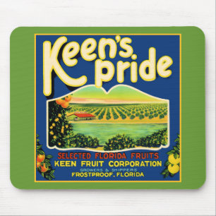 Keen's Pride  Frostproof Florida Label Mouse Mat