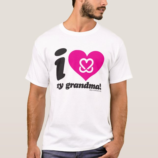 Keep A Breast "I Love My Grandma" T-Shirt (Front)