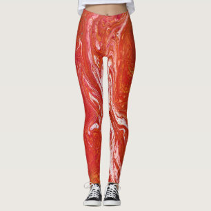 Keep A Drivin 1 Vibrant Red Leggings