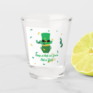 Keep a Hat on Your Pot o' Gold on a  Shot Glass