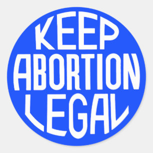 Keep Abortion Legal Classic Round Sticker