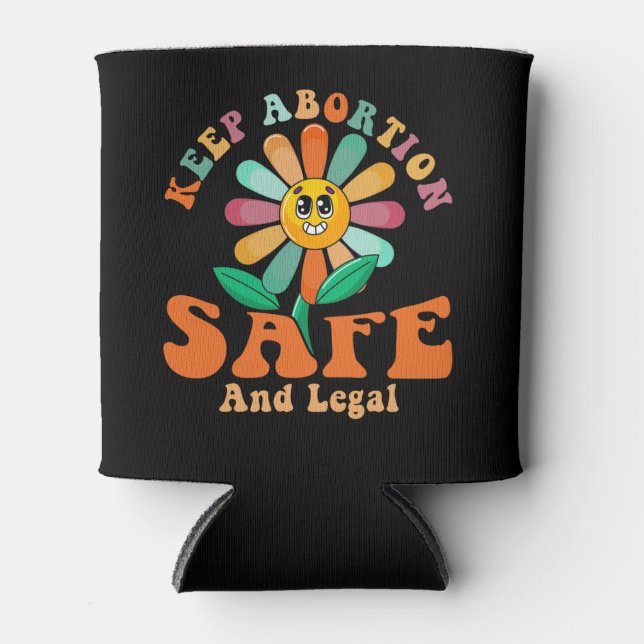 Keep Abortion Safe And Legal Can Cooler (Front)