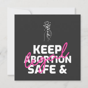 Keep Abortion Safe And Legal Invitation
