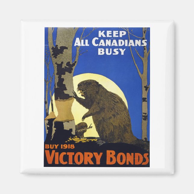 Keep All Canadians Busy Magnet (Front)