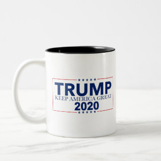 Keep America Great 2020 Election Donald Trump Two-Tone Coffee Mug