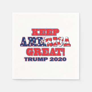 Keep America Great Again Trump 2020 Napkin