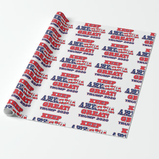 Keep America Great Again Trump 2020 Wrapping Paper