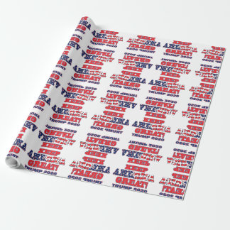 Keep America Great Again Trump 2020 Wrapping Paper