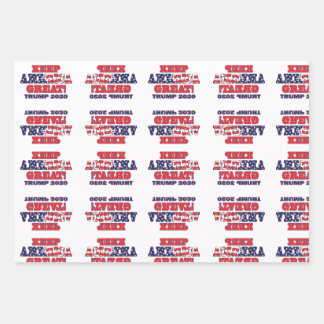 Keep America Great Again Trump 2020 Wrapping Paper Sheet