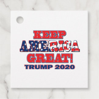 Keep America Great Trump 2020 Favour Tags