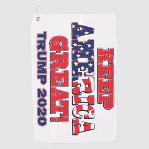 Keep America Great Trump 2020 Golf Towel