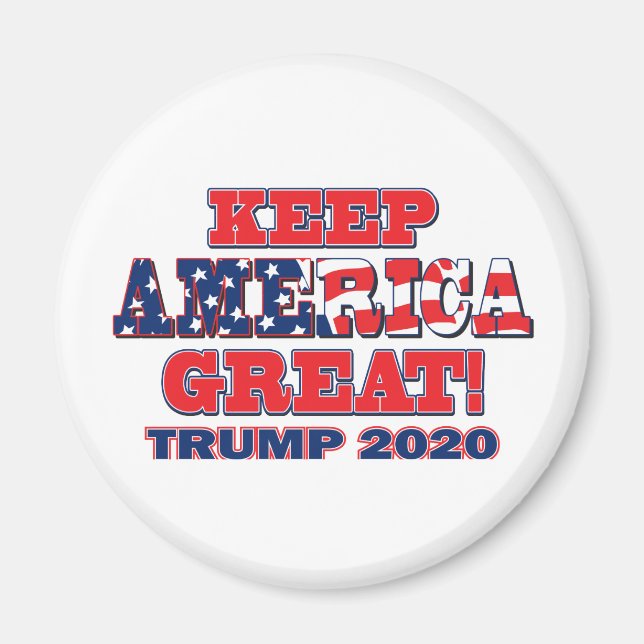 Keep America Great Trump 2020 Magnet (Front)