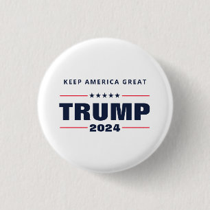 Keep America Great Trump 2024 3 Cm Round Badge