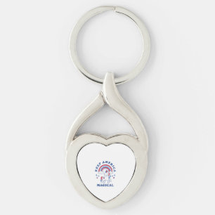 Keep America Magical Unicorn Shirt - 4th of July T Key Ring