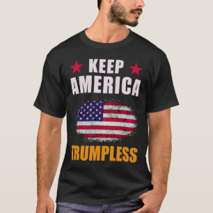 keep america trumpless American flag T-Shirt