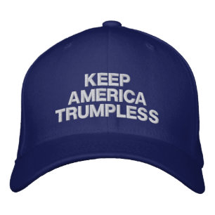 Keep America Trumpless anti trump Embroidered Hat