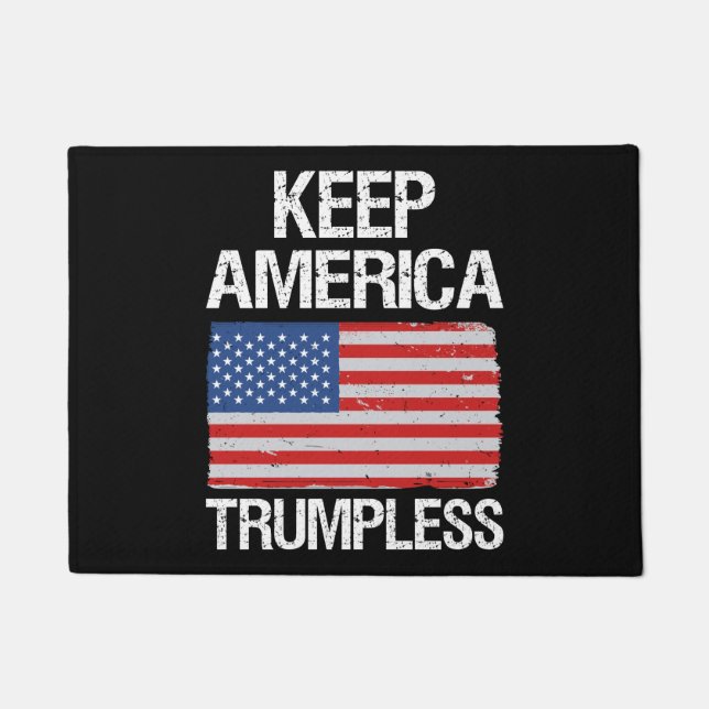 Keep America Trumpless III Doormat (Front)