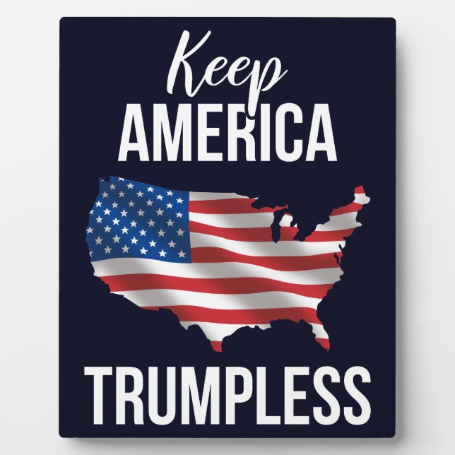 Keep America Trumpless IV Plaque (Front)
