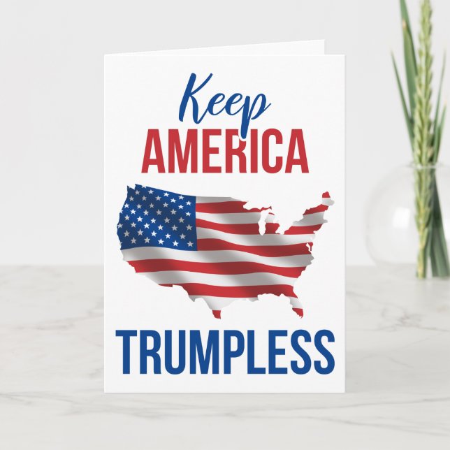 Keep America Trumpless V Card (Front)
