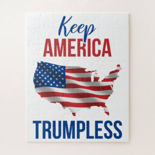 Keep America Trumpless V Jigsaw Puzzle