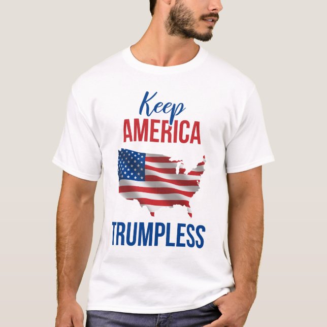 Keep America Trumpless V T-Shirt (Front)