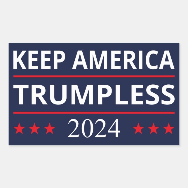 Keep America Trumpless VII Rectangular Sticker (Front)