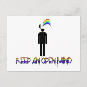 Keep an Open Mind Postcard