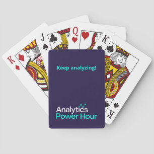 "Keep Analysing" Playing Cards