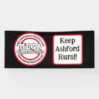 Keep Ashford Rural | No Mega Warehouses Banner