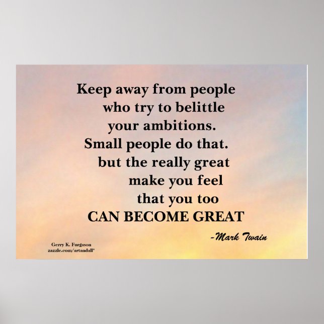 KEEP AWAY FROM PEOPLE MOTIVATIONAL POSTER (Front)