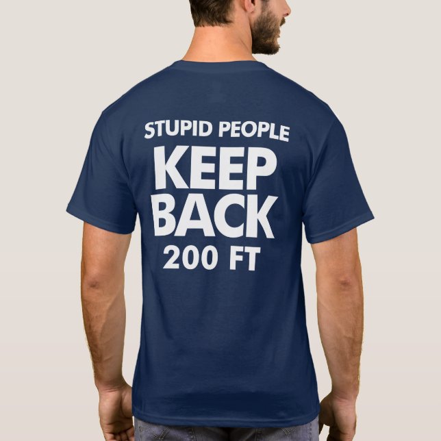 Keep Back dark T-shirt (Back)
