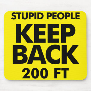 Keep Back mousepad