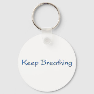 Keep Breathing Key Ring