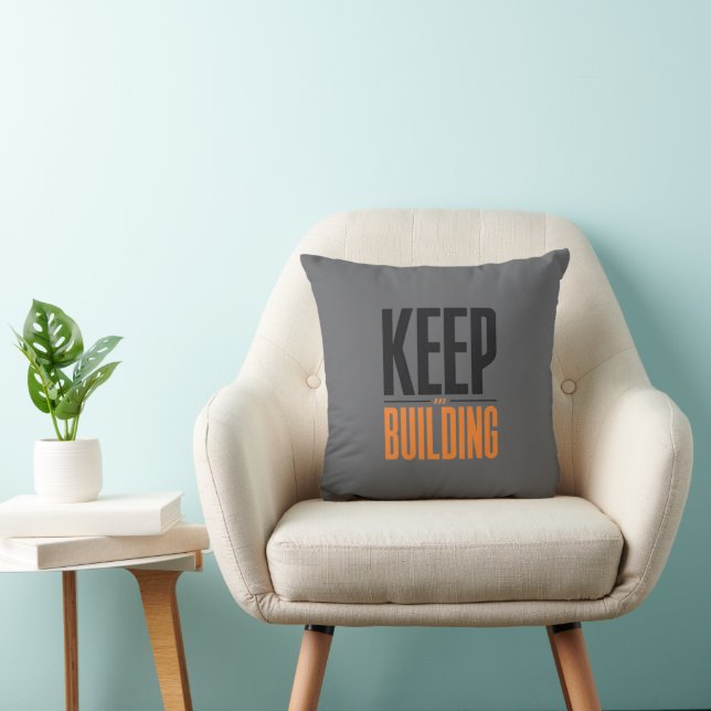 KEEP BUILDING CUSHION (Chair)