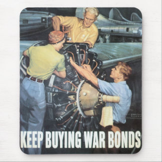 "Keep Buying War Bonds" Mouse Mat