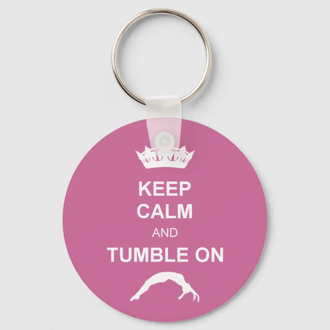 Keep cale and Tumble Key Ring (Front)